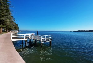 El Lago Waters Resort Entrance