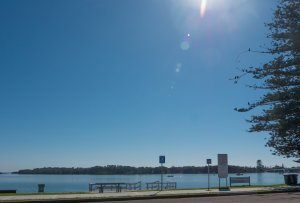 El Lago Waters Resort Entrance